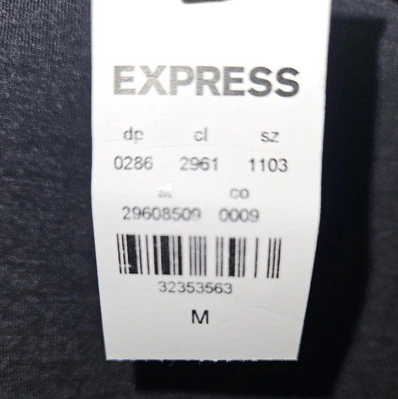 NWT Express Cross-Over Buttery Soft Long Sleeve Top - Picture 3 of 3